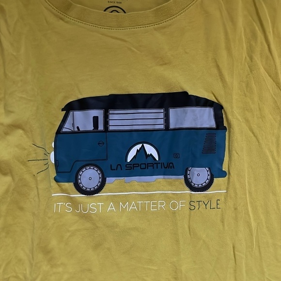 La Sportiva Italy Van T-shirt in color Bamboo, size L - Picture 4 of 5